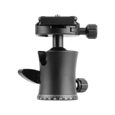 China Professional Camera Panoramic Head Ball Tripod Aluminum Alloy 360 Main Camera Swivel For Monopod Camera for sale