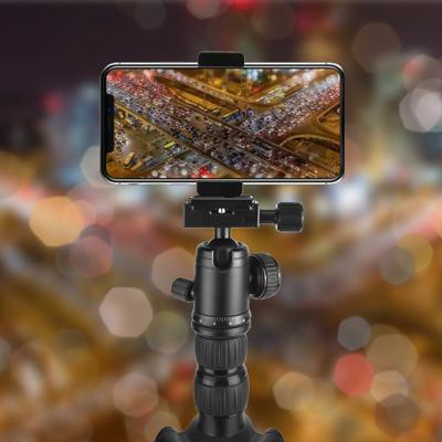 China Hot Selling Live Selfie Mingju Aluminum Alloy One Touch Retractable Selfie Phone Holder for Smartphones for sale