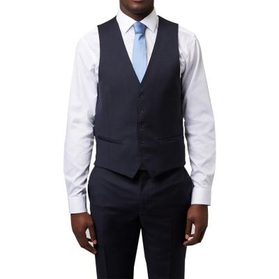 China 2021 Anti-wrinkle Style Hot Men's Waistcoat Suit Vest OEM for sale