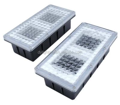 China Outdoor Paver Wall 12V Paver Brick Light For Landscape Lighting Solar Led Brick Light For Garden Wall Led Brick Paver for sale