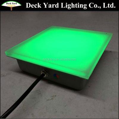 China White Garden 24V LED Ice Cube Glass Brick Yard Path Lights Led Ice Brick Light For Square Decoration for sale