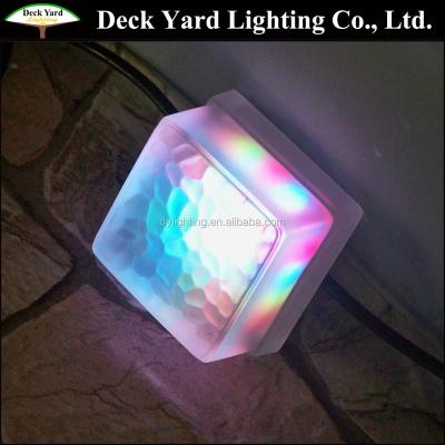 China Outdoor Garden Brick Tile 100*100mm Led Light Square Led Paver Lightings for sale