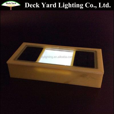 China Multicolor Waterproof Garden Landscape Lights RGB Led Brick Light Fixtures Solar LED Icicle Shaped Garden Brick Lights for sale