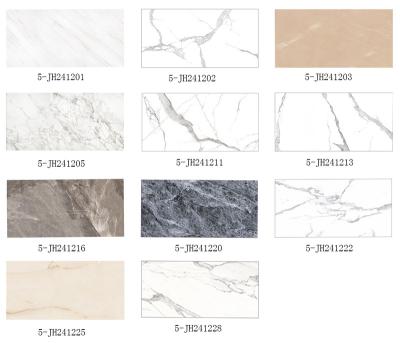 China Large Fullbody Porcelain Slab Marble Design Glossy Rock Porcelain Tile Project Mall Tile for sale