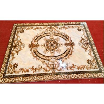 China 3D Tiles Metallic Design Glazed Ceramic Carpet Tile Price In India for sale