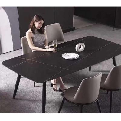 China Wholesale Modern Marble Slab Customized Restaurant Top Table Top Easy To Clean / Dirt-resistant Porcelain for sale