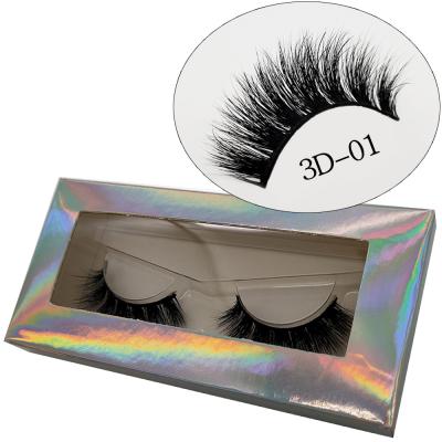 China popular 25mm 3d mink eyelashes 25mm mink eyelashes 25mm eyelashes 25mm thick cross fashion handmade messy false eyelashes and long natural 3d false eyelashes for sale