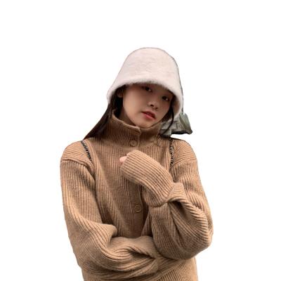 China JOINT Japanese wild bucket hat retro autumn winter hat fisherman warm hat female Korean version of designer JOINT Japanese bucket hat for sale