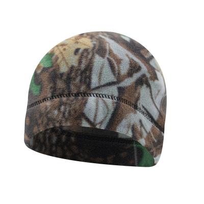 China Winter COMMON JOINT Men's Beanie Tactical Camouflage Thickened Fleece Warm Windproof Elastic Hat for sale