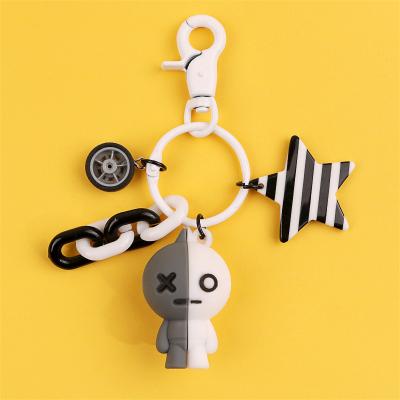 China Key Chain Logo For Men And Women Bell Ring Bag Key Chain Pendant New Product Modern Cute Car Doll Other Key Chains Cartoon for sale