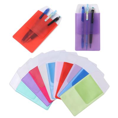 China PVC Waterproof Pen Pouch Bag for School Office Supplies and Doctors Nurses Popular Multicolor Useful Protector Pop it Pencilcase for sale