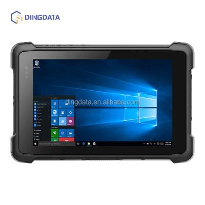 China Waterproof OS 4GB RAM 64GB ROM GPS 4G LTE 8 Inch Tablet Rugged Windows 10 NFC and 2D Barcode Scanner Optional for sale