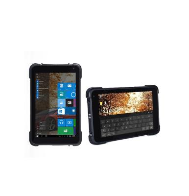 China OS Win10 waterproof 8 inch industrial tablet Cherrytrail Z8350 built in 64GB battery rugged tablet for sale