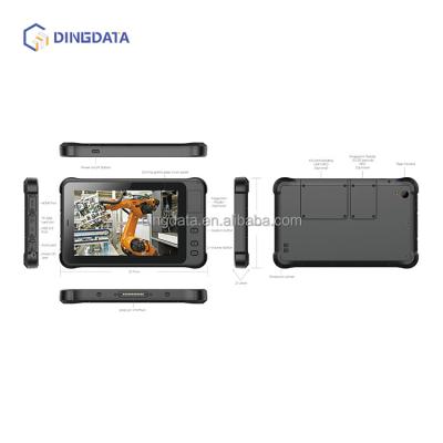 China Waterproof 7 Inch Cherrytrail Z8350 Rugged Tablet With 7500mAh Battery Removable Tablet for sale