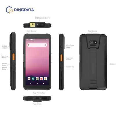 China Handheld Computer Android 10.0 13MP Handheld Computer With Flashlight Auto Focus 8 Core Handheld Computer 5.7 Inch for sale