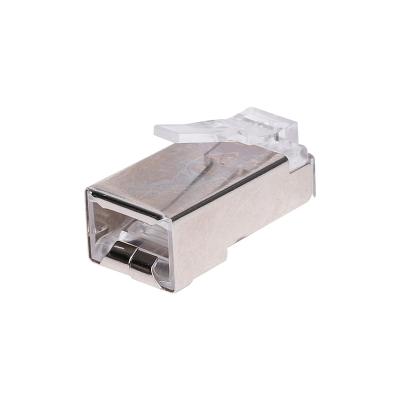 China Networking CAT5E STP RJ45 8P8C SOCKET 3U Gold Plating for sale