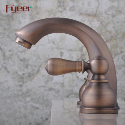 China Without Faucet Antique Copper Bathroom Slide Bar Fyeer Bath Brass Tub Faucet for sale