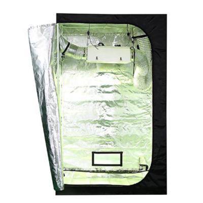 China Easily Assembled 80x80x160 Kit Custom 600D Grow Box Indoor Greenhouse Grow Tent for sale