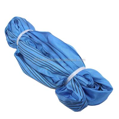 China 8000kgs Safety Premium 7:1 Fuzzy 95mm*3m Quality Round Sling With EN 1492-2+A1: 2008 Series for sale