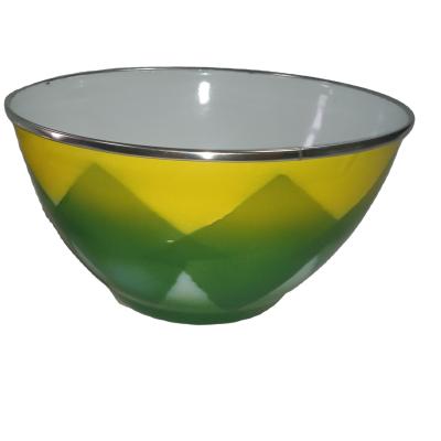 China Sustainable High Quality Hot Selling Enamel Bowl With Feet for sale