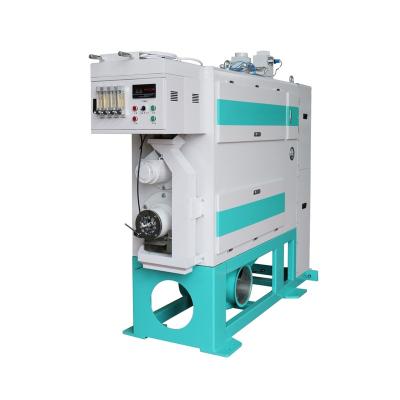 China Double Iron Rice Roll Water Mist Polisher Polisher Horizontal Machine Rice Silky Whitener Repairs Workshop For Rice Mill Plant for sale