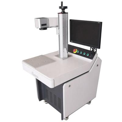 China Cabinet Integrated 3D Fiber Laser Marking Machine for sale