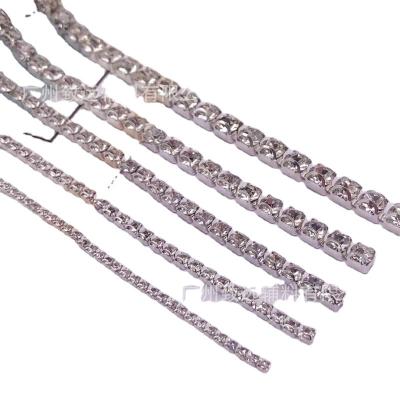 China Pointback claw chain manufacturers direct plated four-claw diamond intensive chain phone shell stick diy diamond for sale