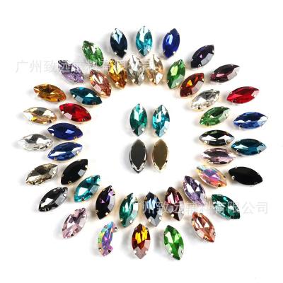 China Wholesale Eye Pointback Diamond Pointback Manufacturers Special Shaped Horse Diamond DIY Mobile Phone Case Perfume Seat Stick Glass Crystal Diamond for sale