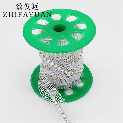 China Pointback factory direct net drilling flat row flat bottom clothing accessories single drill accessories for sale