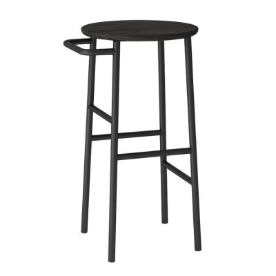 China Backless Height Adjustable Bar Chair Metal Umpire Chair European Minimalist Bar Stool For Cafe Bar Home Dining Room for sale