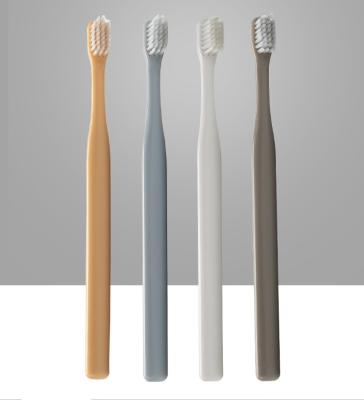 China Manual Adult Toothbrushes Single Plastic With Anti-Slip Handle for sale