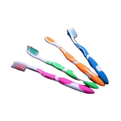 China With Tongue Cleaner New Style Toothbrush Handle Adult Plastic Toothbrush for sale