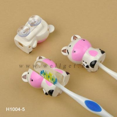 China Best Selling Viable Product Cow Design Kids Toothbrush Holder H1004-5 for sale