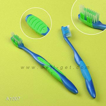 China Manual nylon stiffens adult toothbrush for promotion for sale