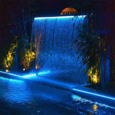 China Minimalist Popular Swimming Pool Water Feature Spa Pool Waterfall for sale