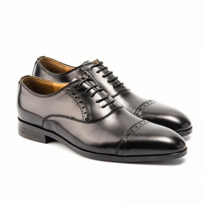 China New Classic Breathable Man Wedding Office Dress Oxford Genuine Leather Men Shoes for sale