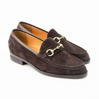 China 2022 New Breathable Custom Made Brown Loafer Men Genuine Leather Male Genuine Leather Formal Shoes for sale