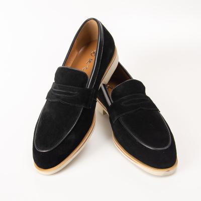 China Breathable Hot Sale Business Casual Loafer Shoe Soft Comfortable Leather Dress Men Shoes for sale