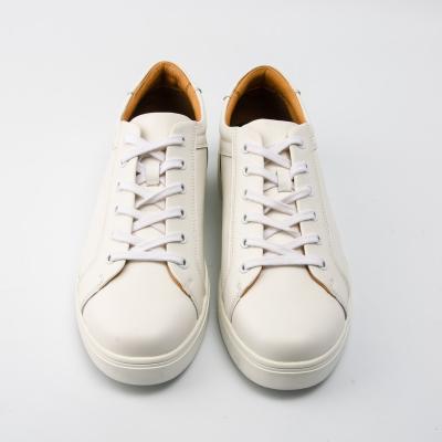 China 2022 Fashion Trend Hot Sale Fashion Men's Shoes Genuine Leather Custom Made White Men's Shoes Casual Shoes for sale