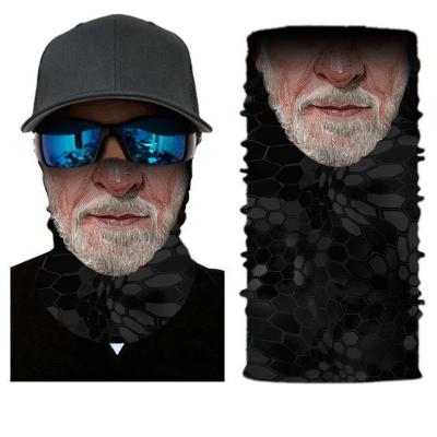 China Fashion Popular Promotional Face Cuff Tubular Seamless Neck Printing Custom Tube Skull Bandana for sale