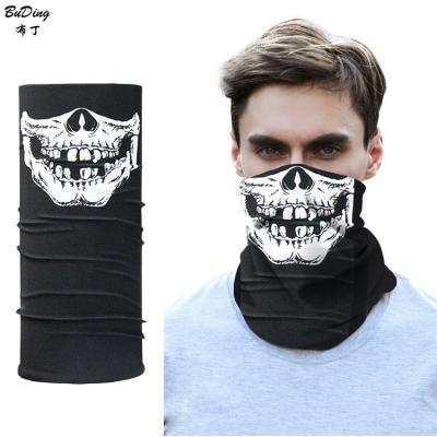 China 2019 Popular Seamless Tube Skull Face Mask Bandana Multifunctional Skull Bandana for sale