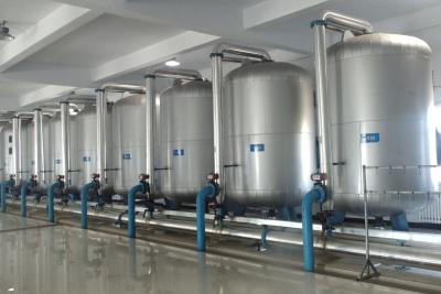 China Stainless Steel	Quartz Sand Filter For Water Pretreatment And Impurity Removal for sale