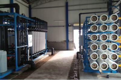 China Skid Mounted Seawater Reverse Osmosis RO System With 98% Desalination Rate for sale