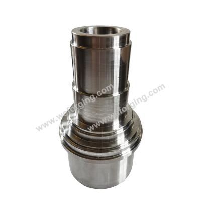 China Hydraulic Cylinder Parts CNC Forged C45 SAM4130 4140 42CrMo4 4340 Rough Machined Cnc Machining Precision Parts for sale