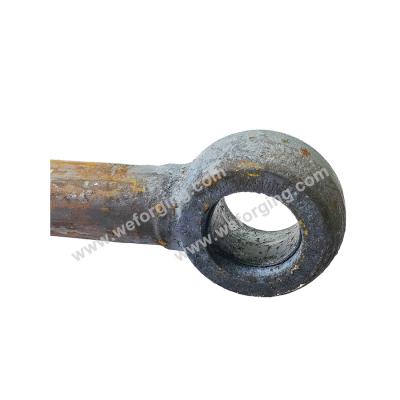 China Ring Forged Metal Forgings Factory Milling Machining Finished Piston Rod Forgings For Parts Fluid Power Cylinder for sale