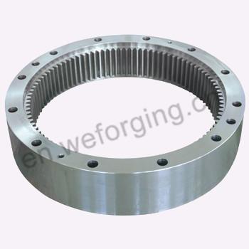 China Customized Cut Teeth Axle Aluminum Ring Gears Stainless Steel Rolled Rings Custom Forging For Automotive Engines for sale