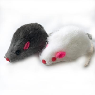 China Viable 2022Rabbit Fur Mouse Fake Pet Cat Toys Mini Funny Playing Toys For Cats Kittenmouse Toy Fur for sale