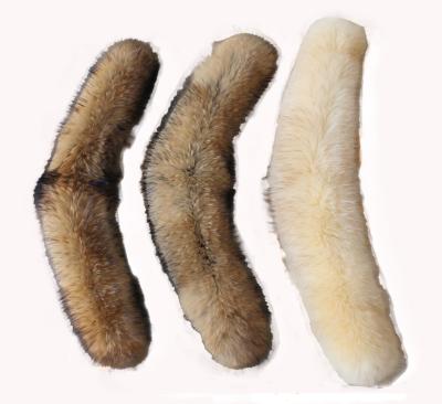 China Cheap Real Real Raccoon Scarf Garment Accessories Garment Hair Rabbit Fox Artificial Fur Collar For Jacket for sale