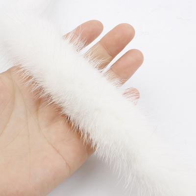 China Accessories such as clothing factory wholesale Mink Fur Strips/Real Mink Fur Trimming/Real Furhood balance for sale