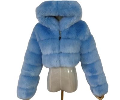 China 2021 hot sale china Anti-wrinkle women coat faux fox fur coat mink fur coat wholesale in winter for sale